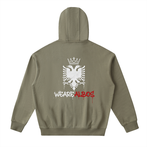 Drop-Shoulder Zip Up Hoodie (Loose)