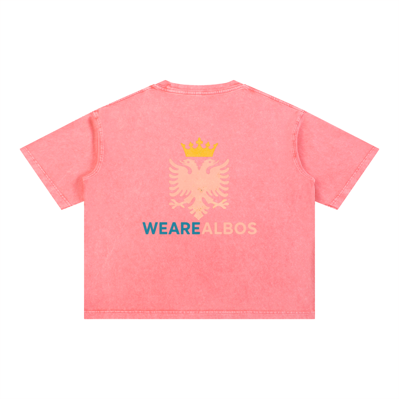 Mineral Wash Boxy Cotton T-Shirt (Loose)