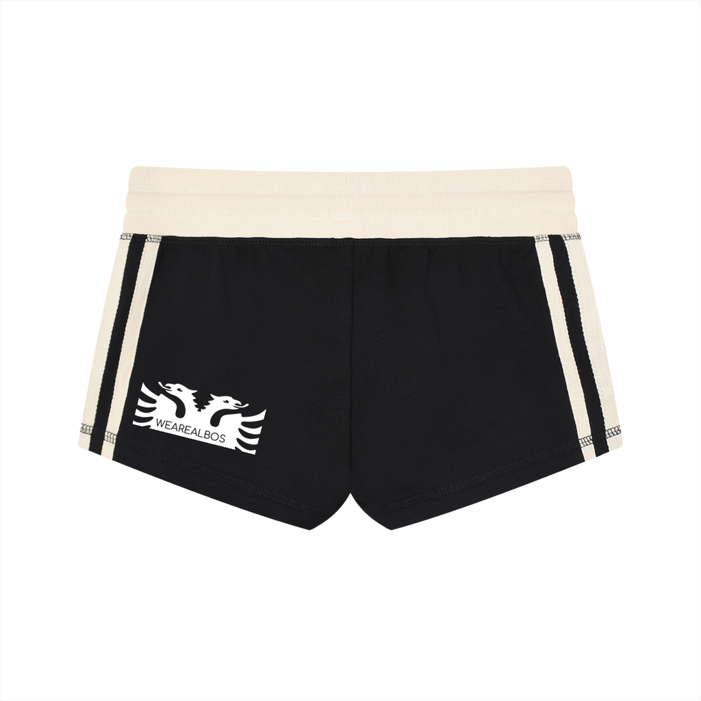 Women's Contrast Stripe Track Shorts