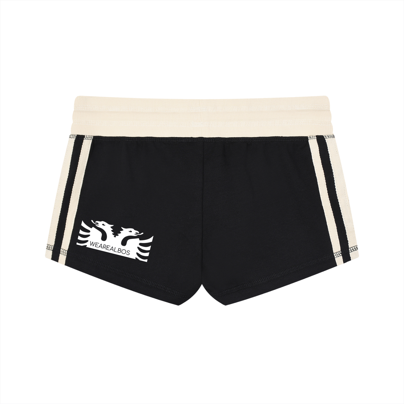 Women's Contrast Stripe Track Shorts