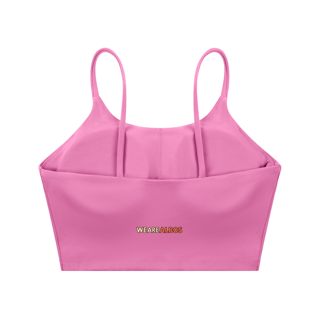 Spaghetti Strap Yoga Sports Bra