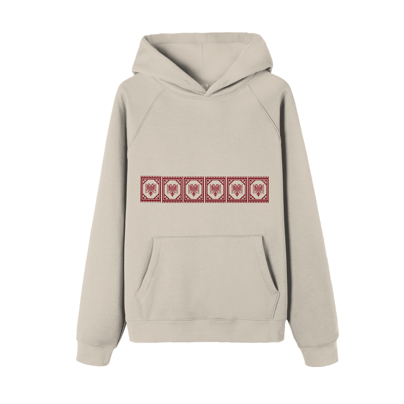 Essential Raglan Sleeve Fleece Hoodie (Loose)