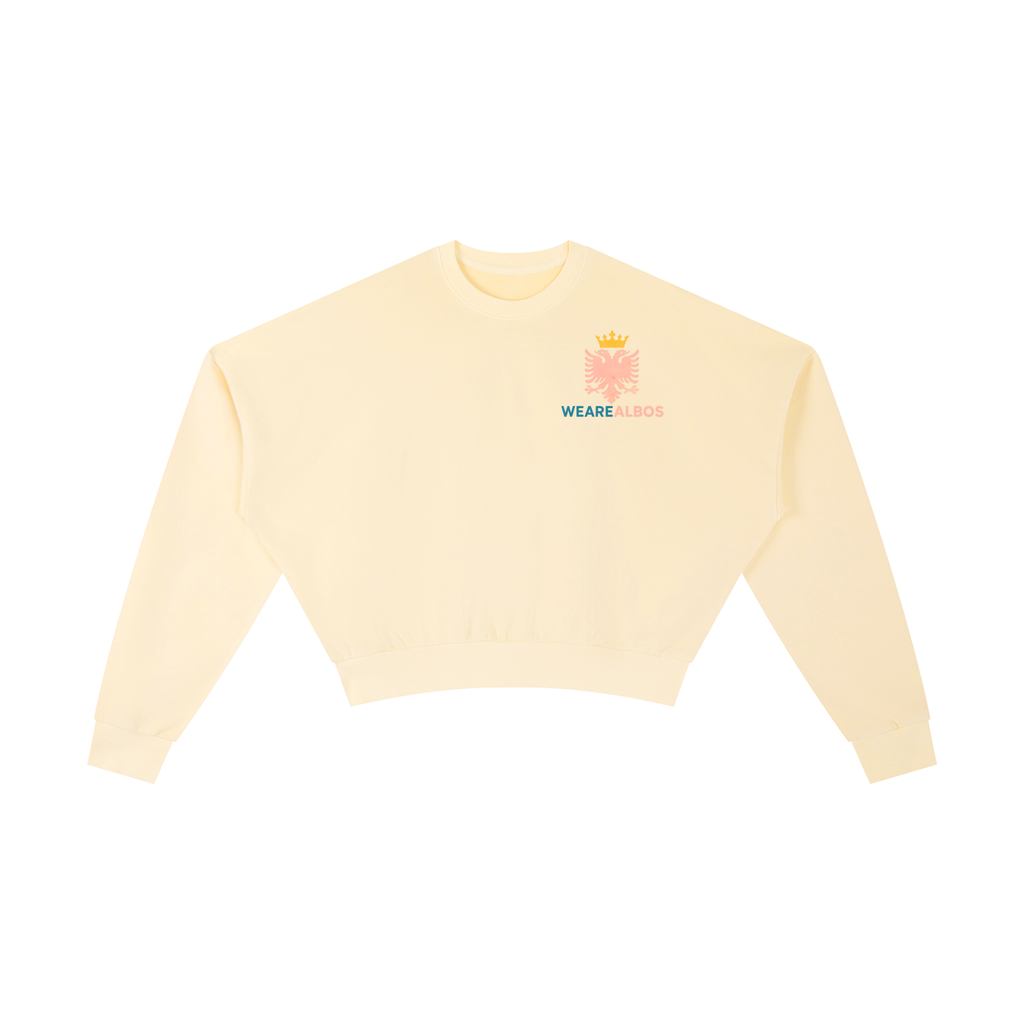 Vintage Washed Cropped Sweatshirt