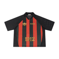 Unisex Striped Mesh Boxy Soccer Jersey