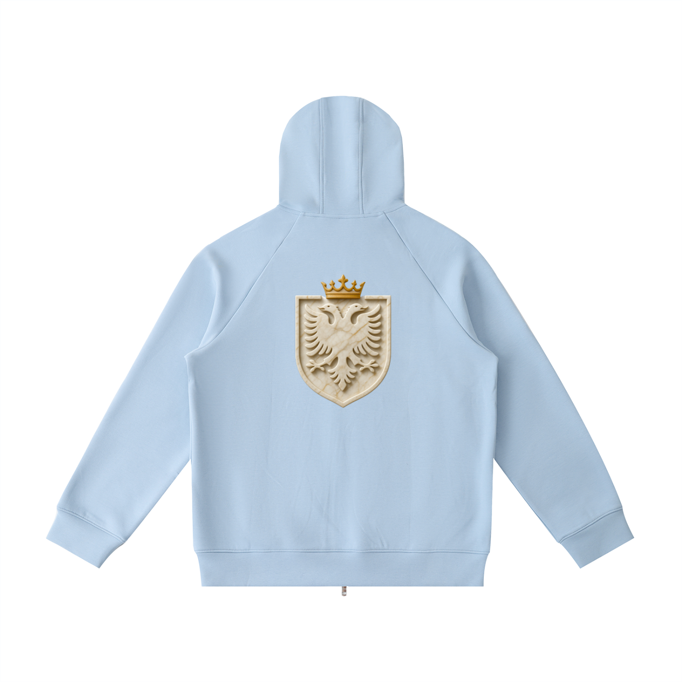 Heavyweight Raglan Sleeve Zip Hoodie