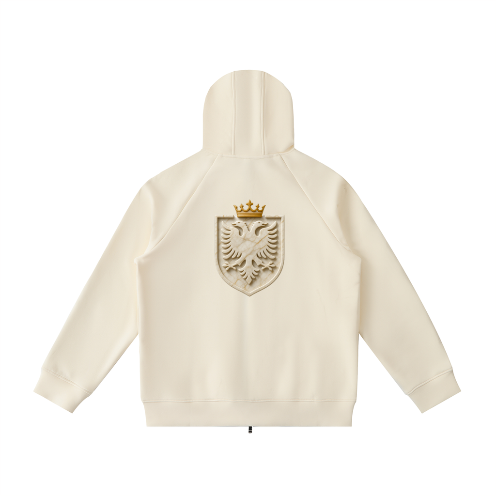 Heavyweight Raglan Sleeve Zip Hoodie