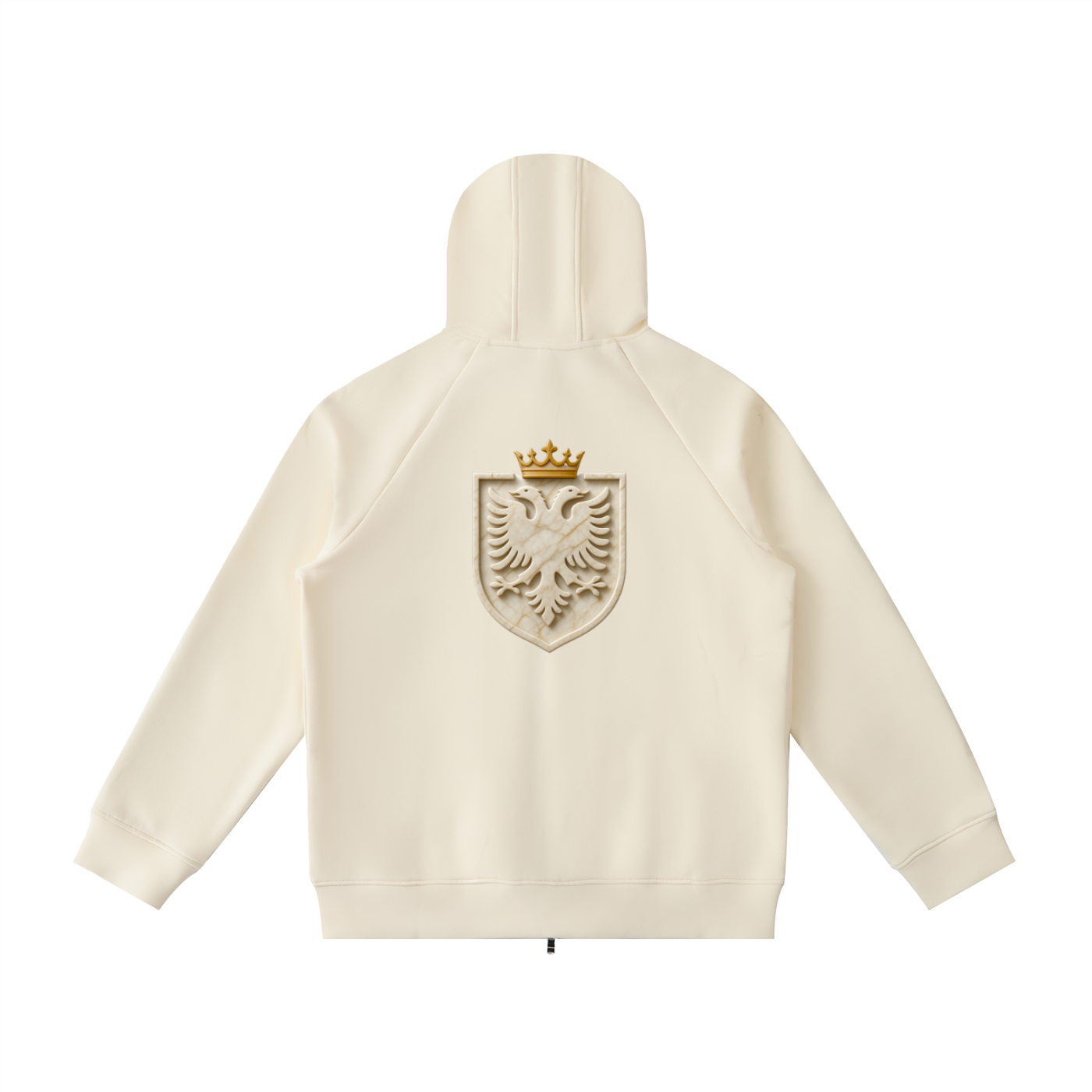 Heavyweight Raglan Sleeve Zip Hoodie