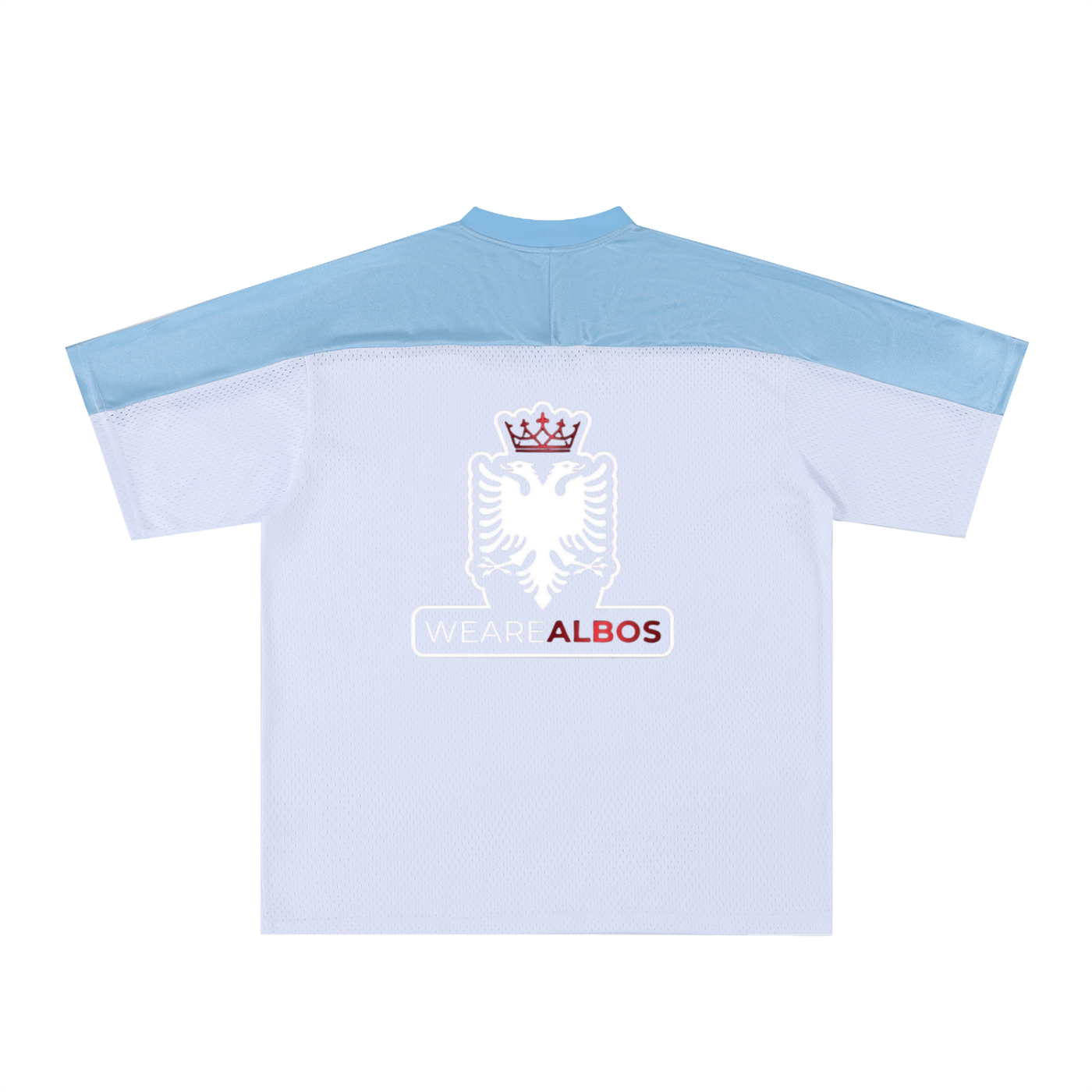 Oversized Mesh V-Neck Soccer Jersey