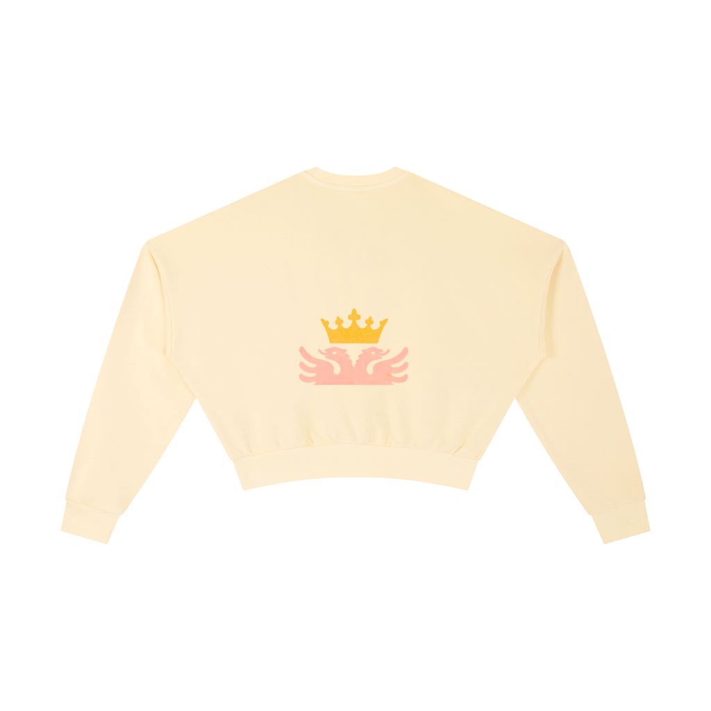 Vintage Washed Cropped Sweatshirt