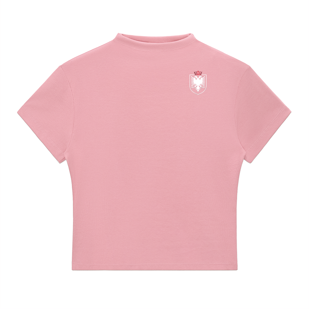 Essential Slim Fit Mock Neck T-Shirt (Bodycon)