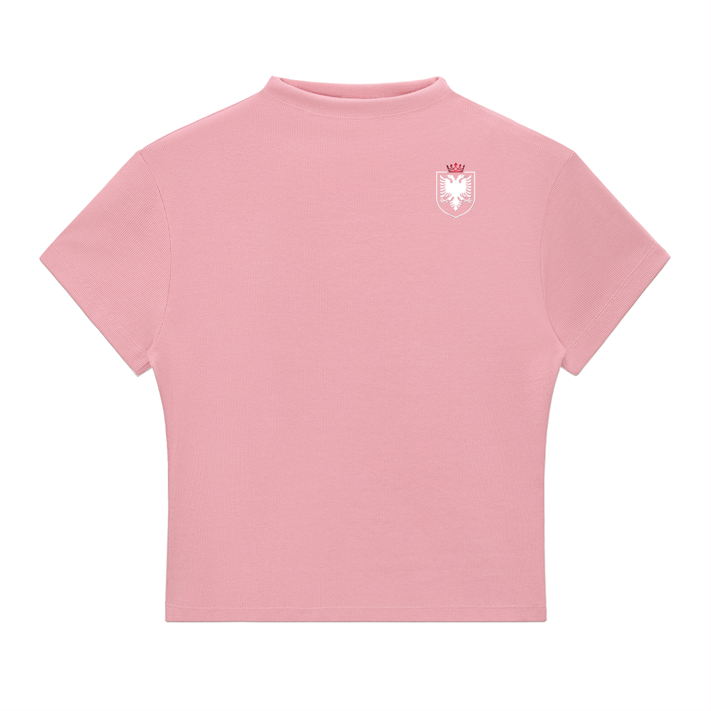 Essential Slim Fit Mock Neck T-Shirt (Bodycon)