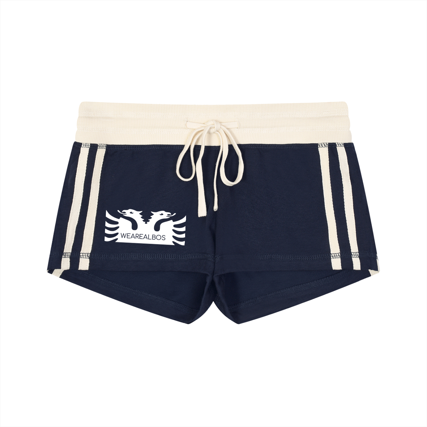 Women's Contrast Stripe Track Shorts