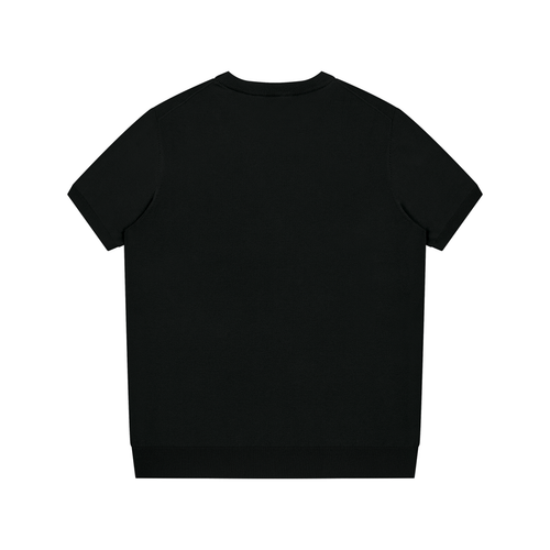 Crewneck Knit T-Shirt tight sleeves