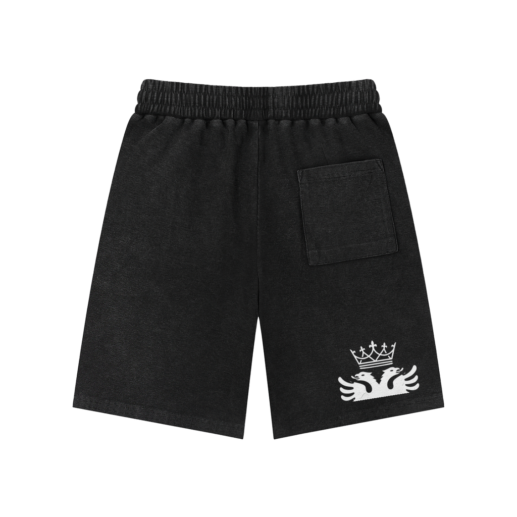 Mineral Wash Loose Knit Shorts Unisex (Loose)