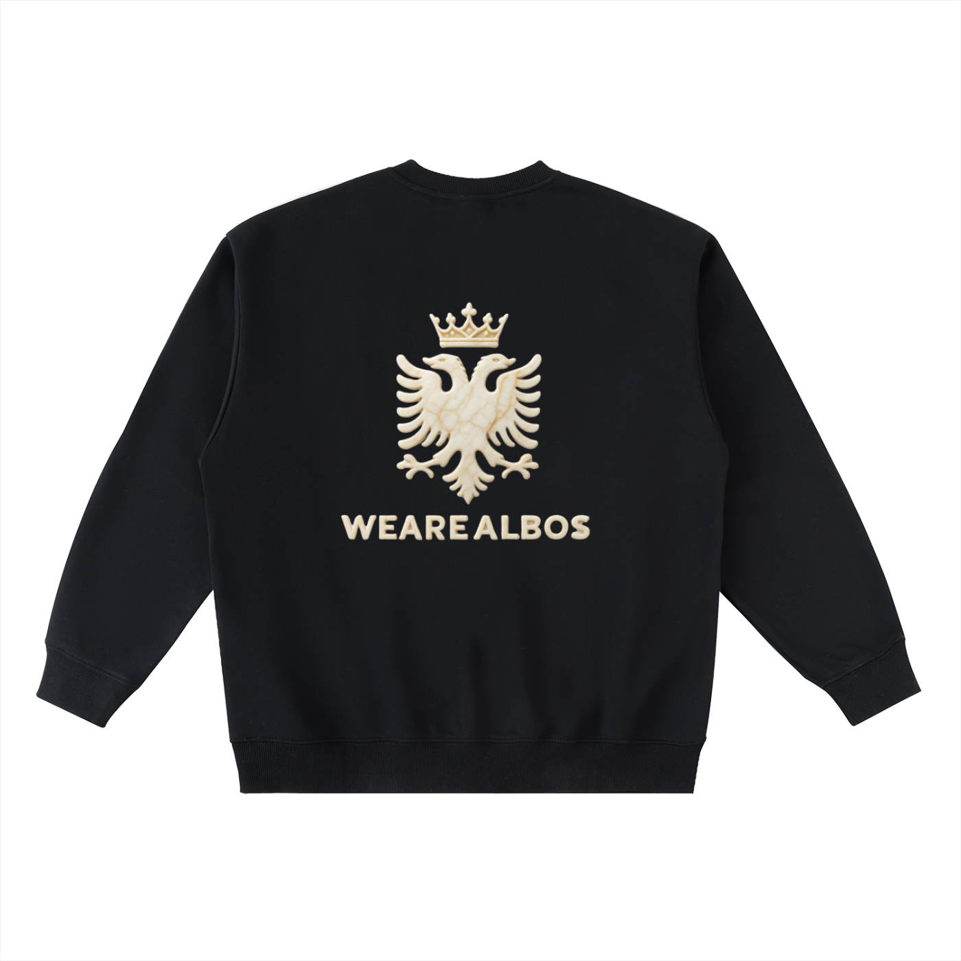 Oversized Crewneck Taped Sweatshirt (Loose)