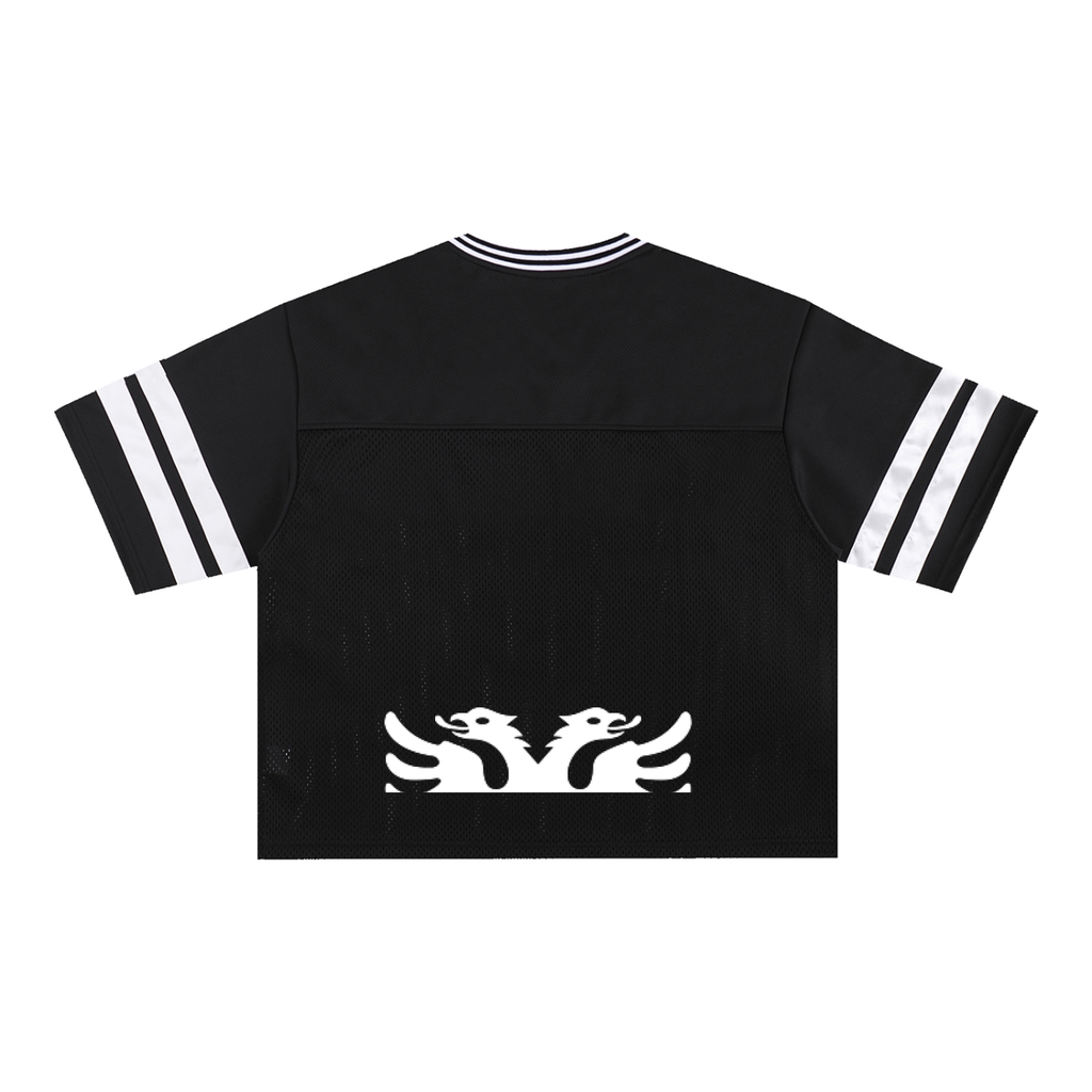 Taped Mesh Boxy T-Shirt