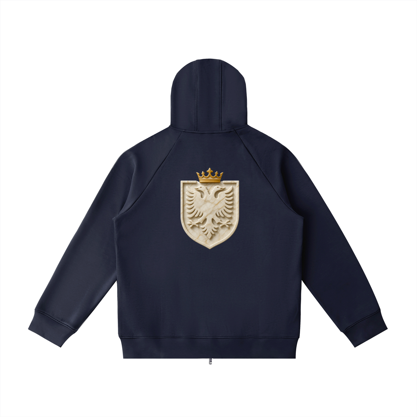 Heavyweight Raglan Sleeve Zip Hoodie