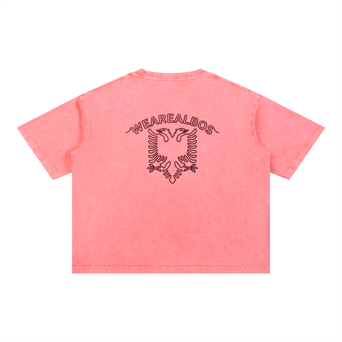 Mineral Wash Boxy Cotton T-Shirt (Loose)
