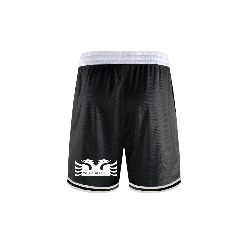 Classic Stripe Trim Basketball Shorts (Loose)