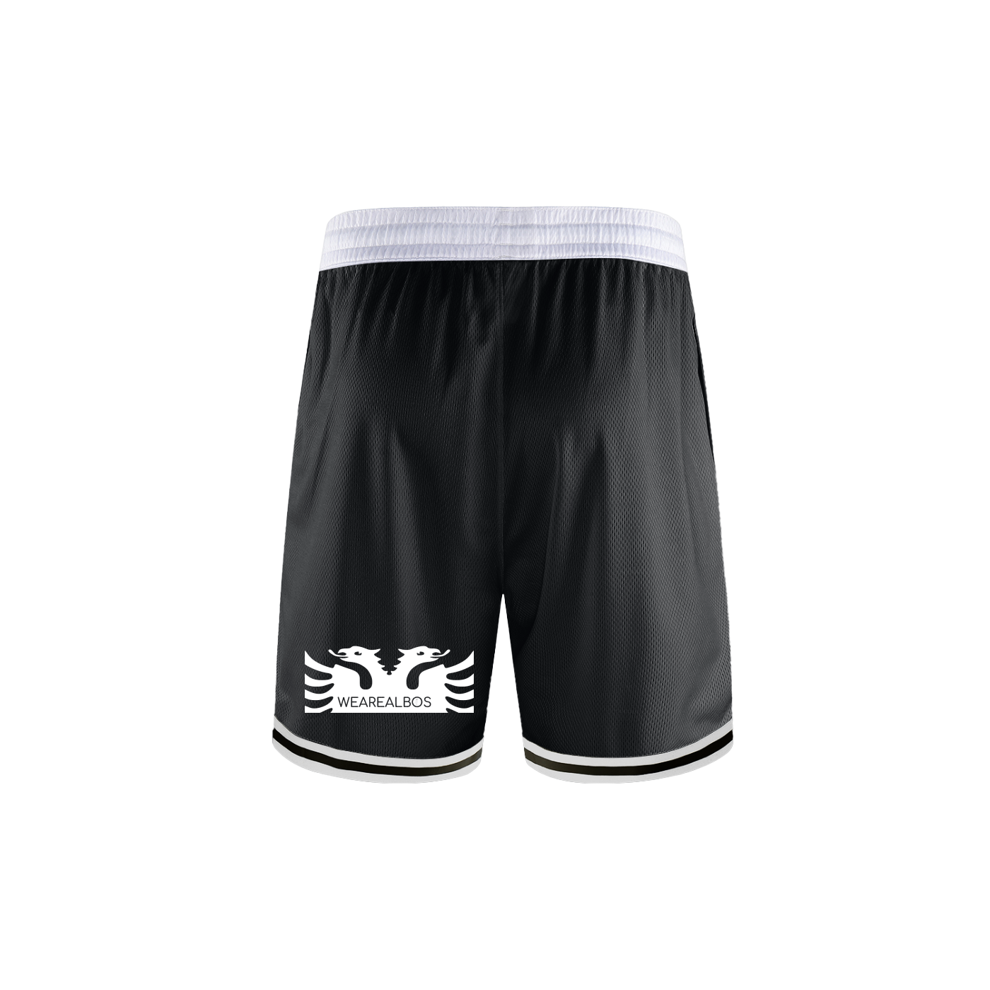 Classic Stripe Trim Basketball Shorts (Loose)
