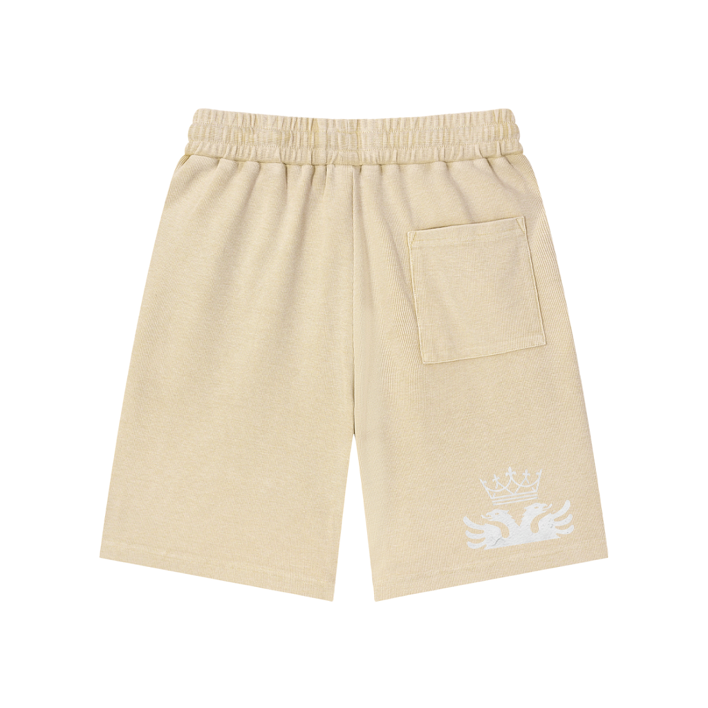Mineral Wash Loose Knit Shorts Unisex (Loose)