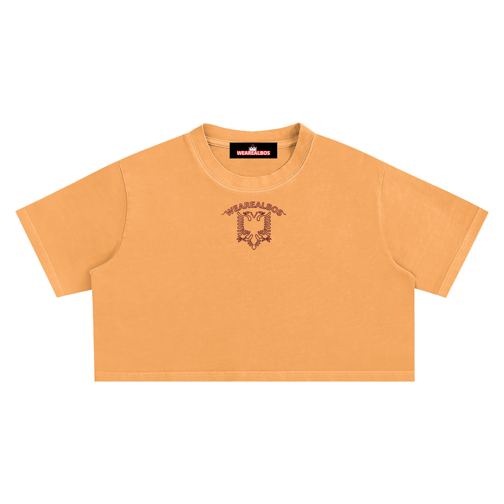 Snow Washed Crop Top