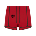 Women's High Rise Color Block Yoga Shorts