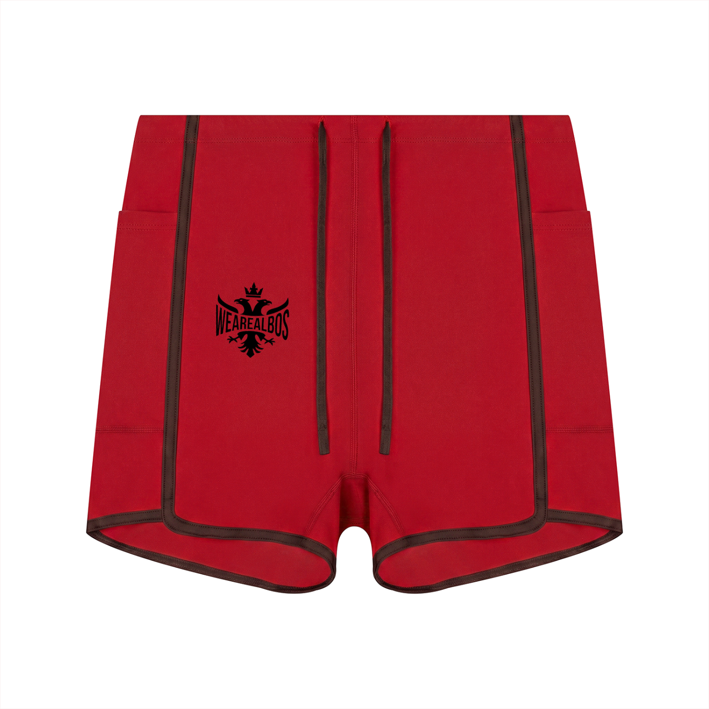 Women's High Rise Color Block Yoga Shorts