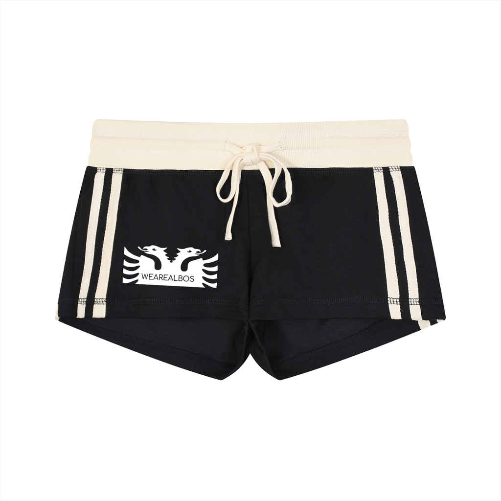 Women's Contrast Stripe Track Shorts