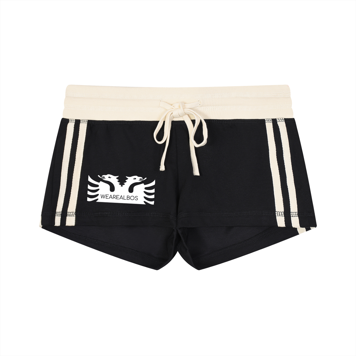 Women's Contrast Stripe Track Shorts