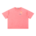 Mineral Wash Boxy Cotton T-Shirt (Loose)