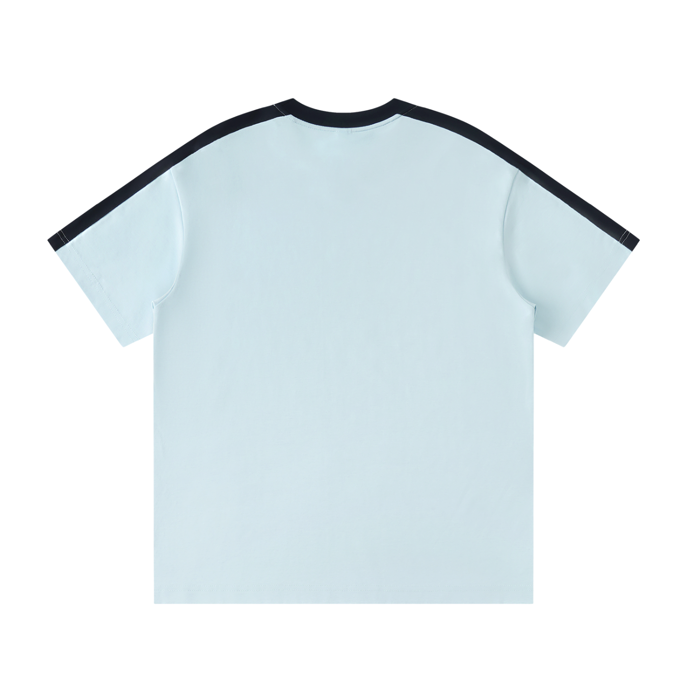 Unisex Colorblock Striped T-Shirt (Loose)