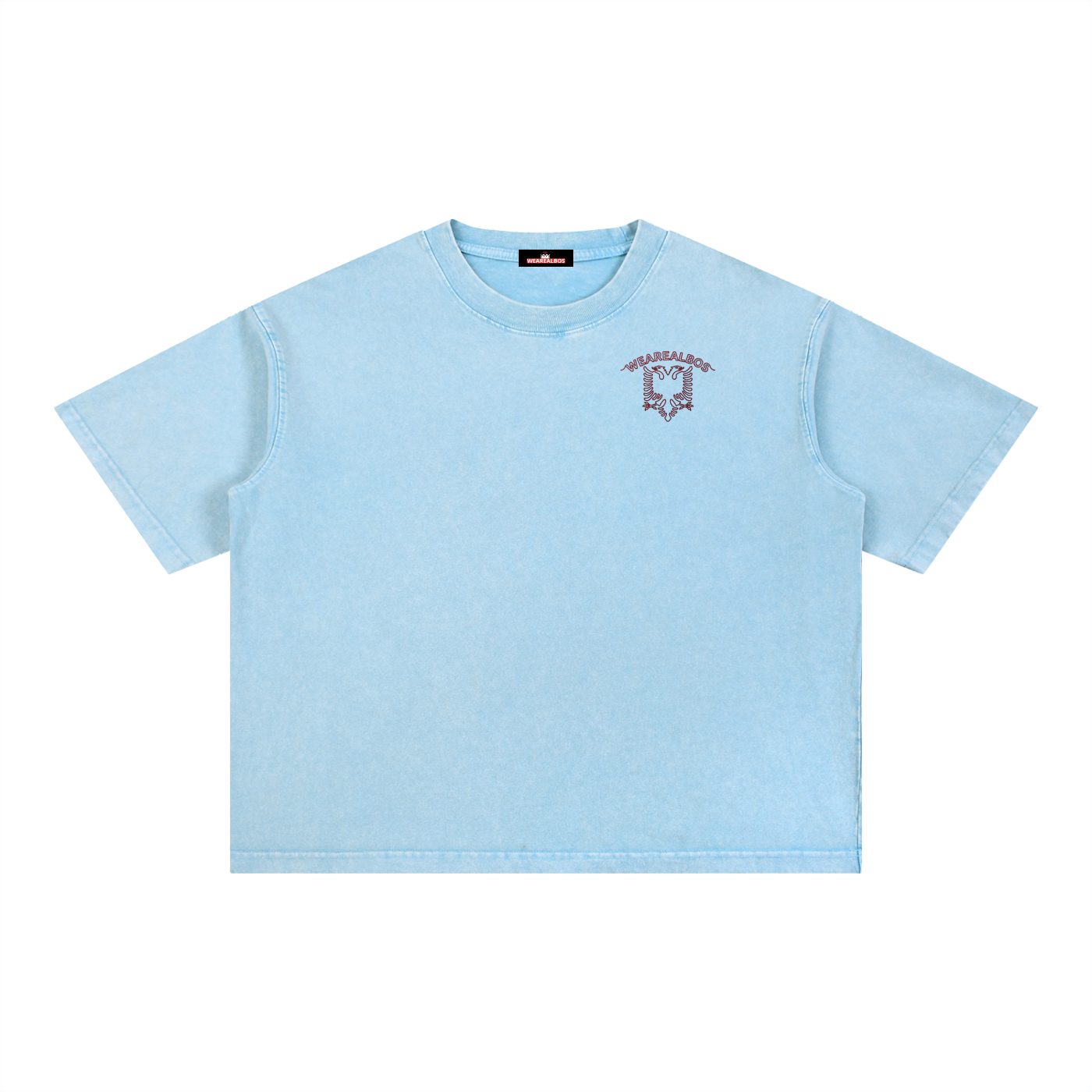Mineral Wash Boxy Cotton T-Shirt (Loose)