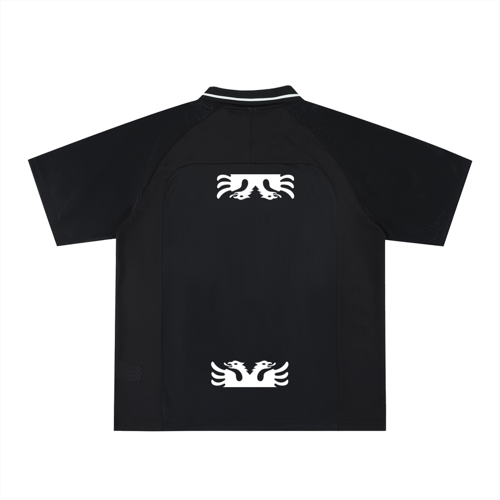 Striped V-Neck Soccer Jersey (Oversized)