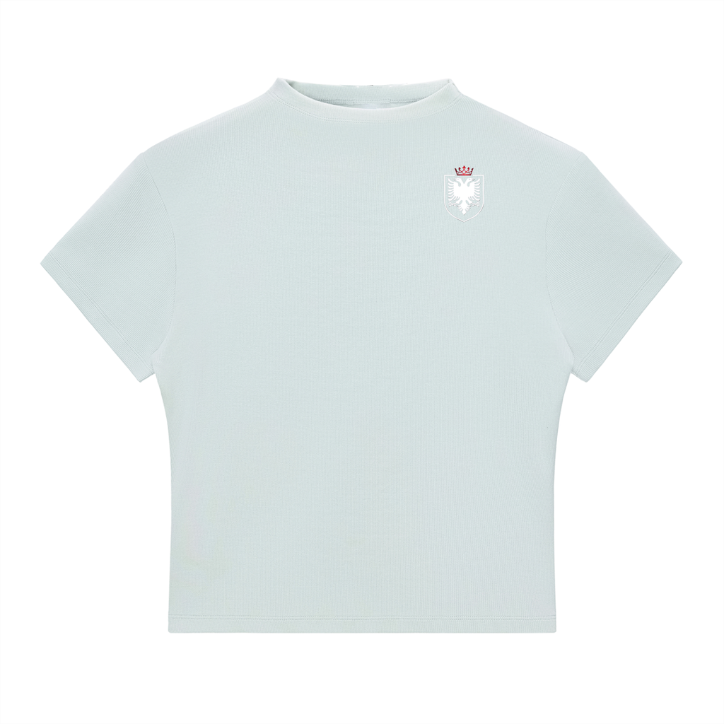 Essential Slim Fit Mock Neck T-Shirt (Bodycon)