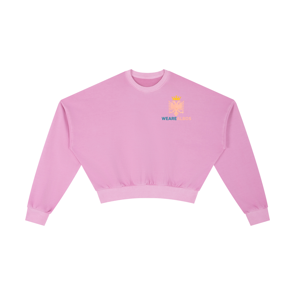 Vintage Washed Cropped Sweatshirt