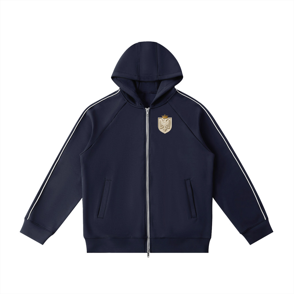 Heavyweight Raglan Sleeve Zip Hoodie