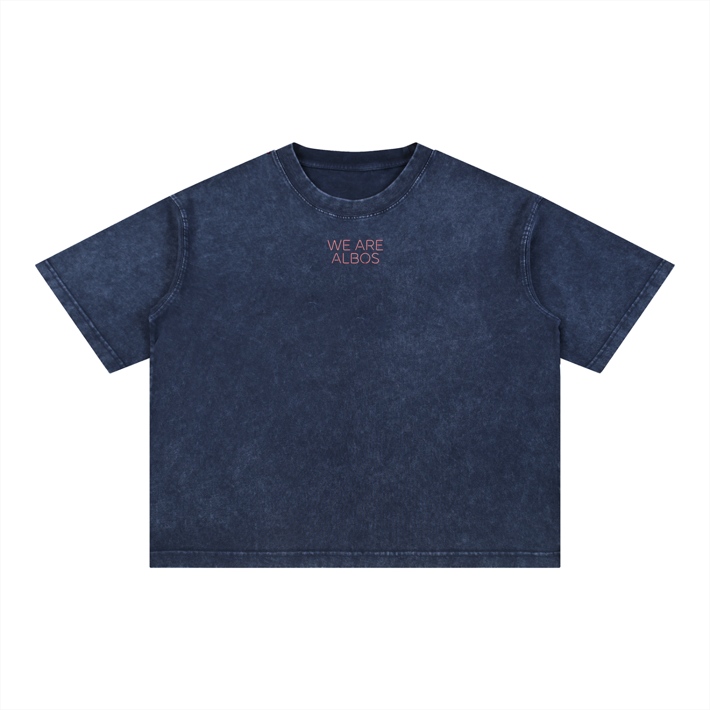 Mineral Wash Boxy Cotton T-Shirt (Loose)