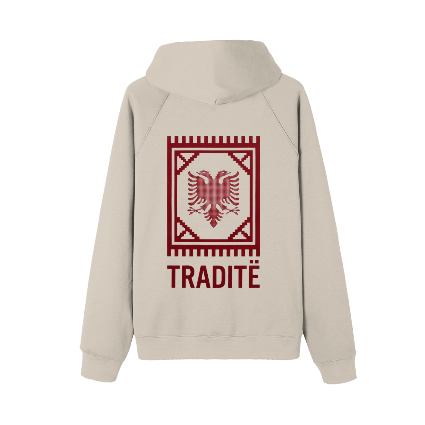 Essential Raglan Sleeve Fleece Hoodie (Loose)
