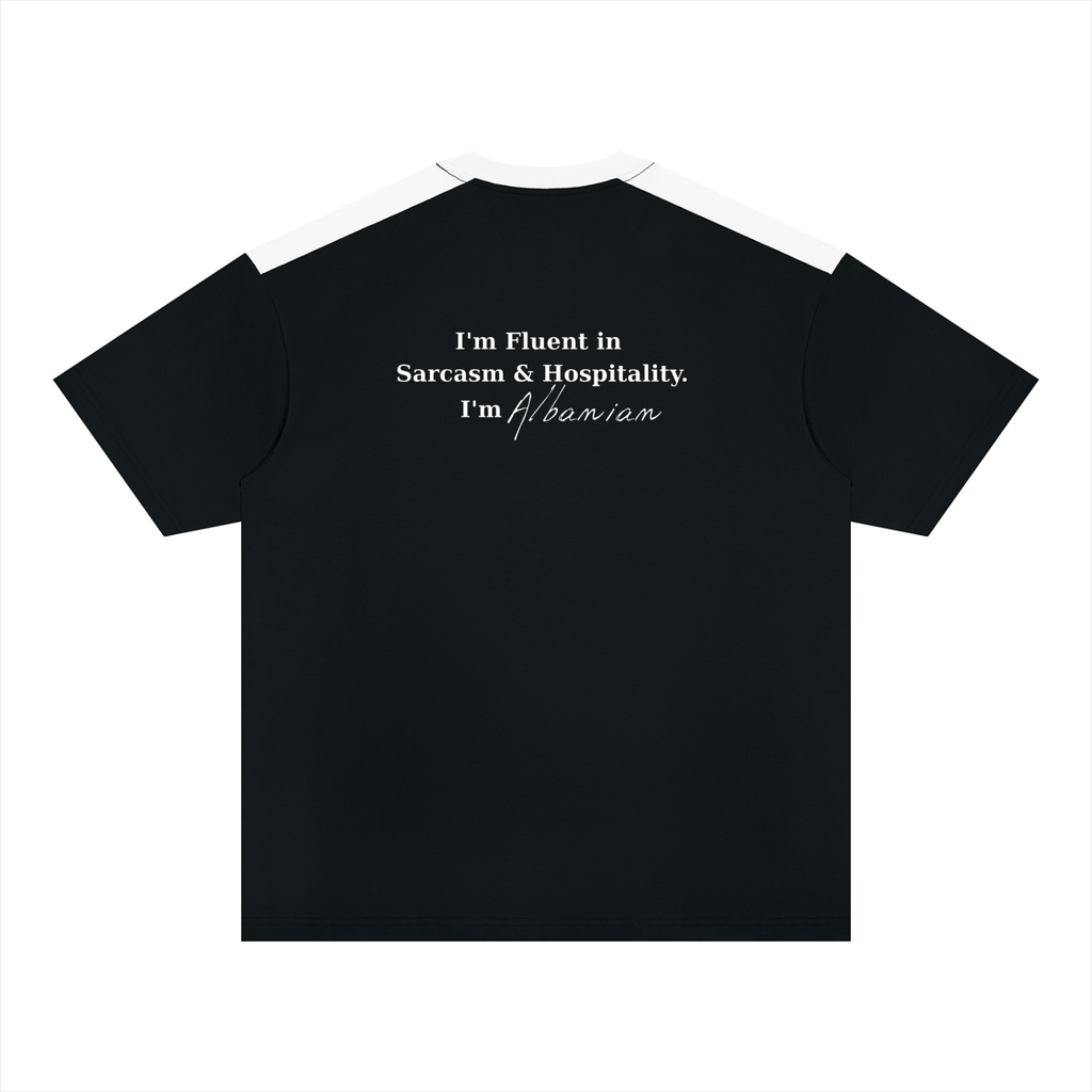 Unisex Color Block Loose T-Shirt