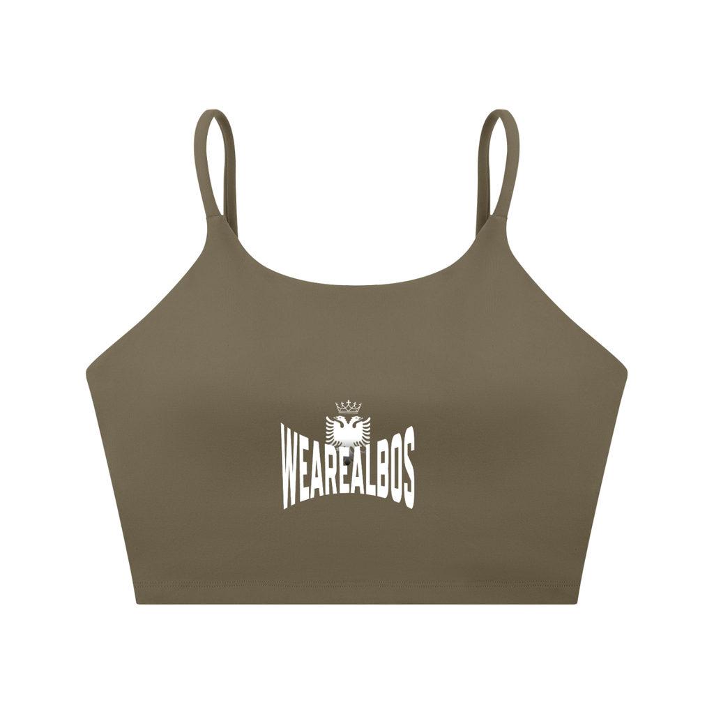 Spaghetti Strap Yoga Sports Bra (Skinny)