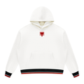 Unisex Oversized Color Block Fleece Hoodie