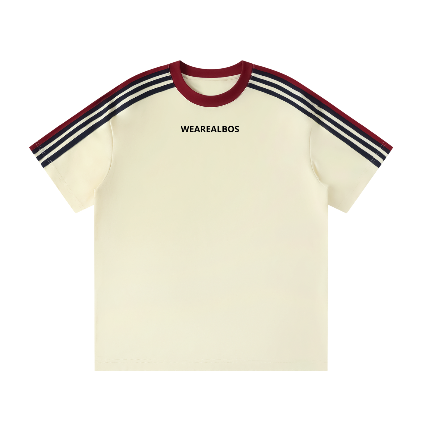 Unisex Colorblock Striped T-Shirt (Loose)