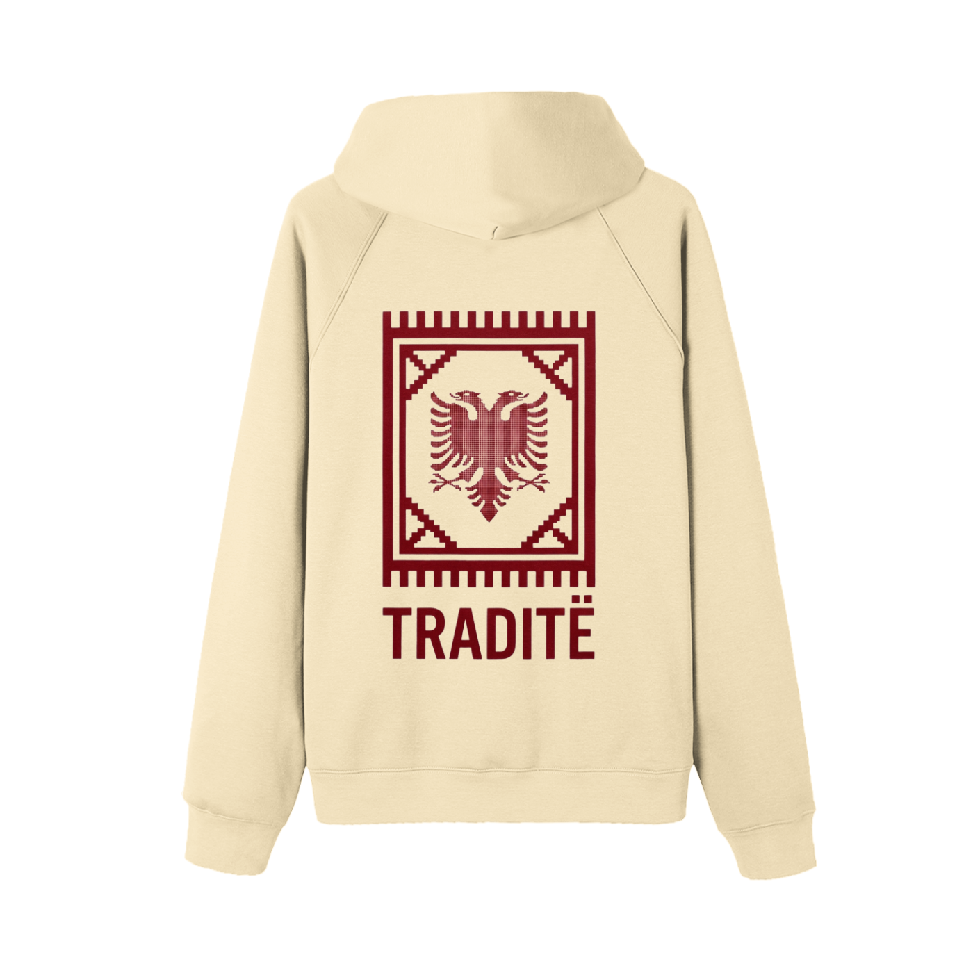 Essential Raglan Sleeve Fleece Hoodie (Loose)
