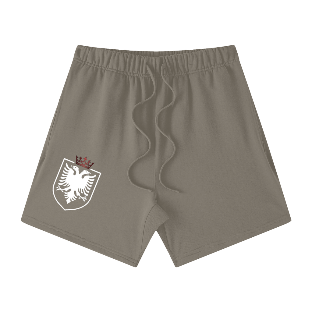 Unisex Earth Tone Loose Fit Cotton Shorts
