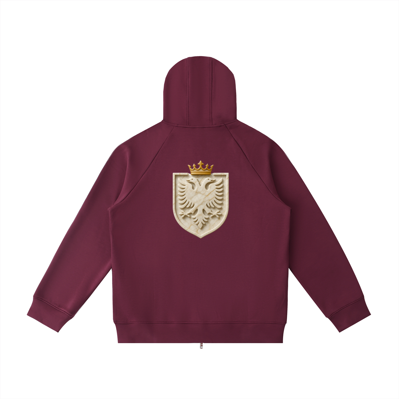 Heavyweight Raglan Sleeve Zip Hoodie