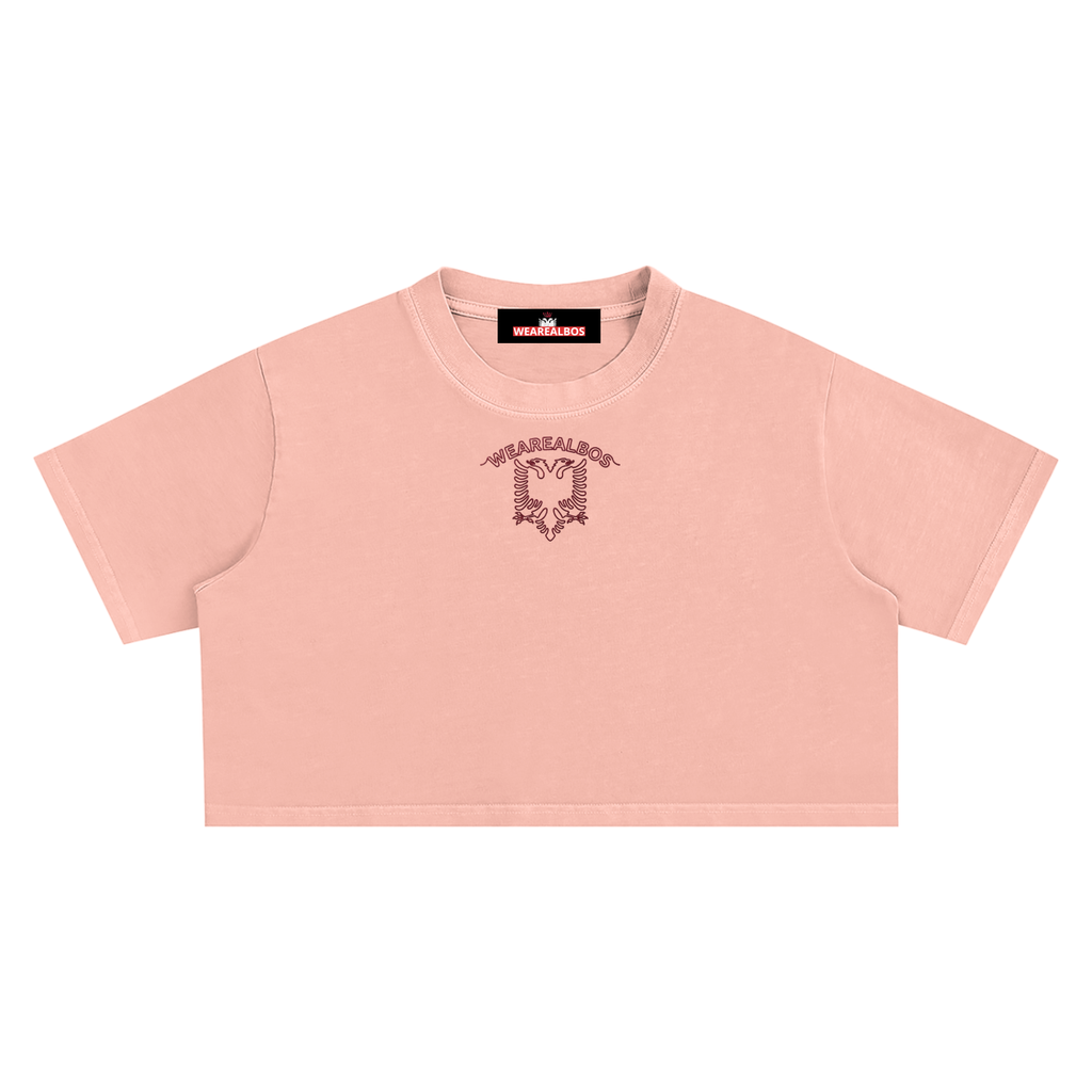 Snow Washed Crop Top