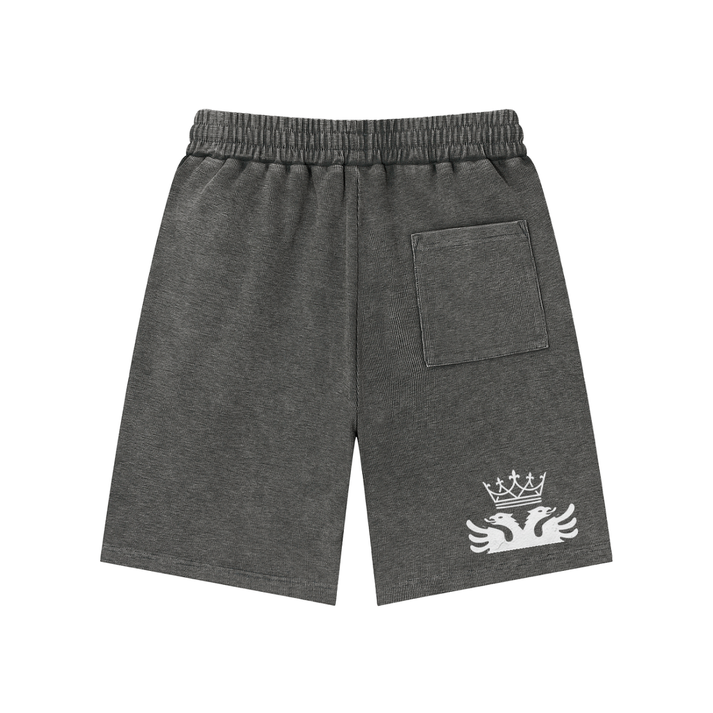 Mineral Wash Loose Knit Shorts Unisex (Loose)