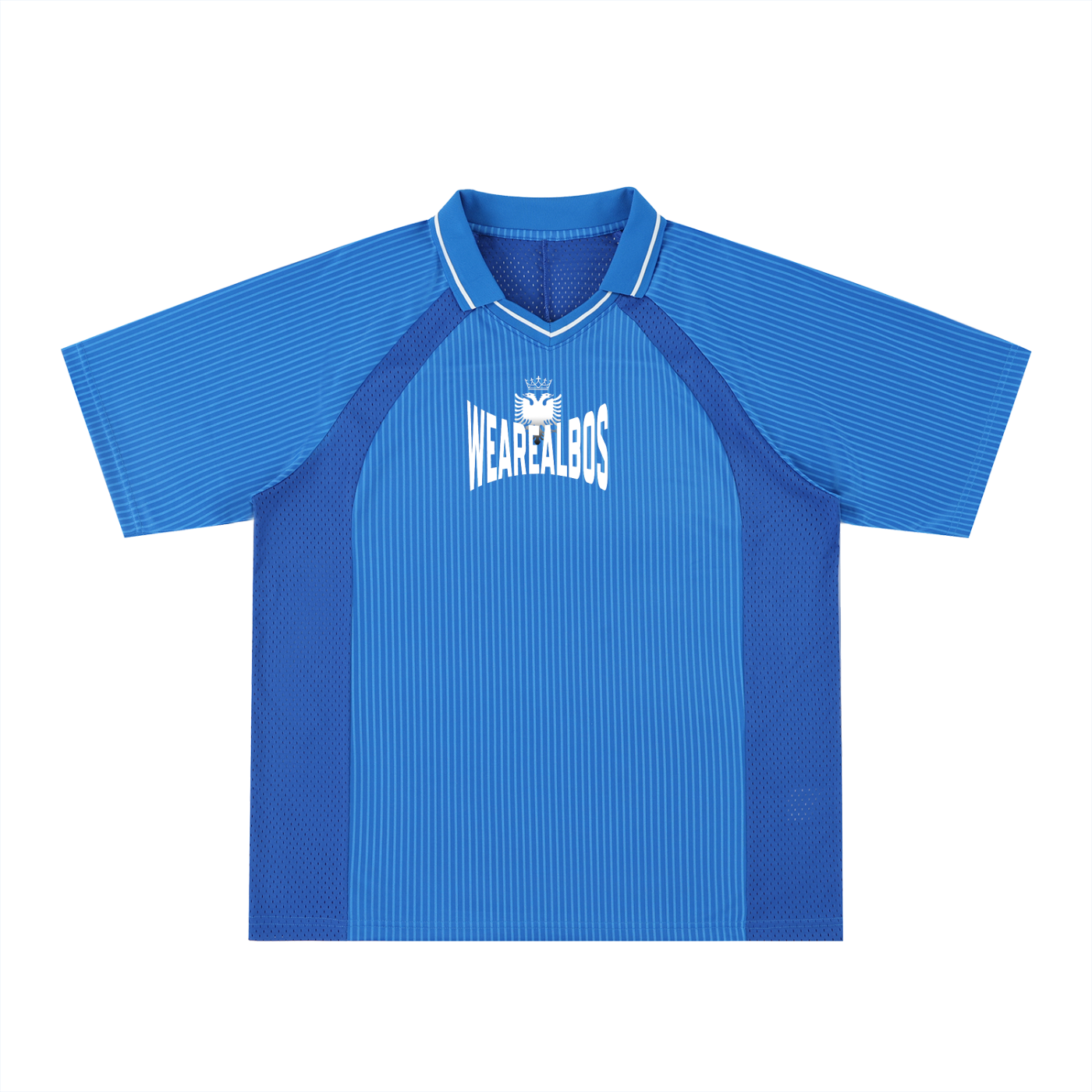 Striped V-Neck Soccer Jersey (Oversized)