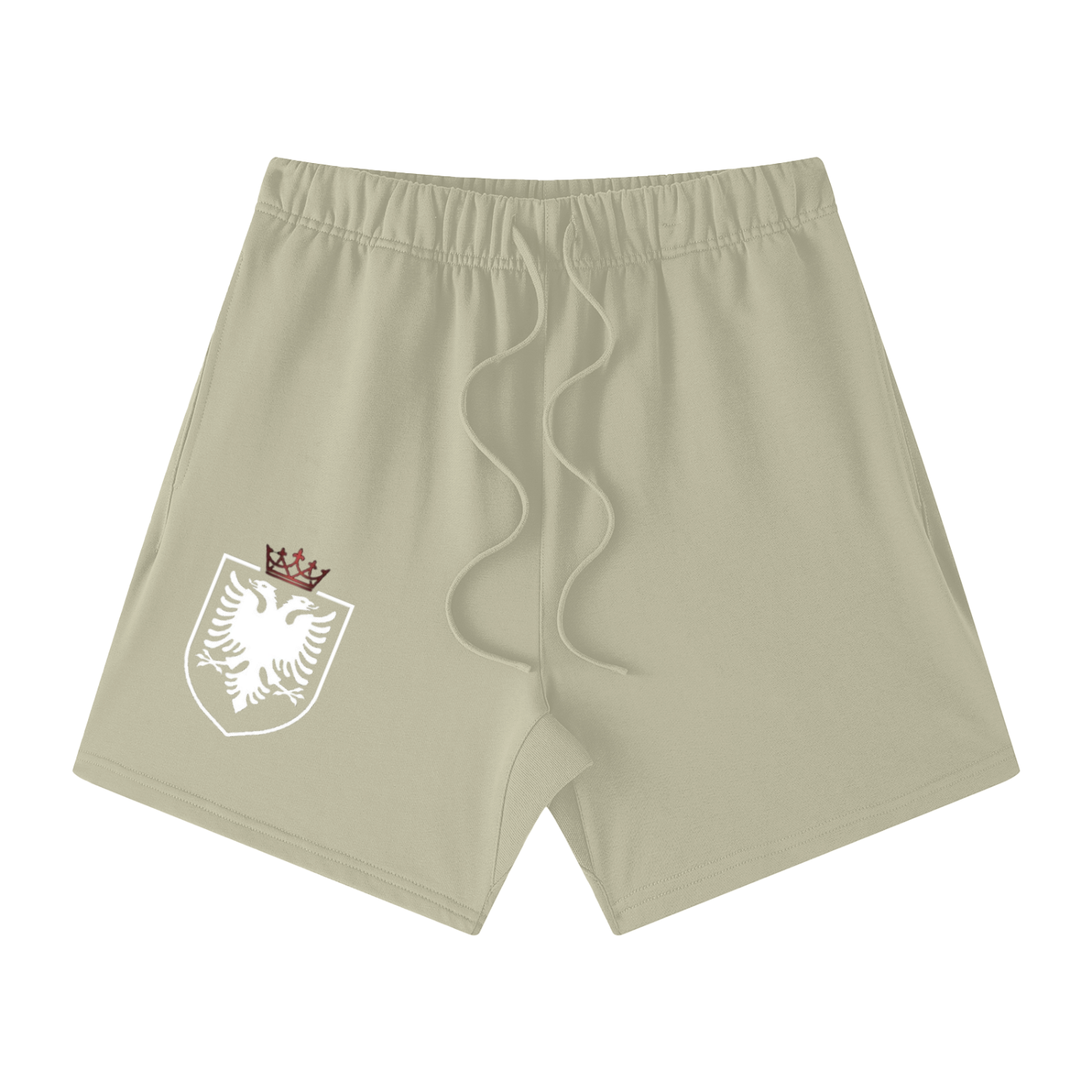 Unisex Earth Tone Loose Fit Cotton Shorts